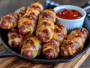 Leichte Mummy Hot Dog Bites - featured image
