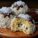 Cremige Kokoskuppeln mit Schokoladenboden - featured image